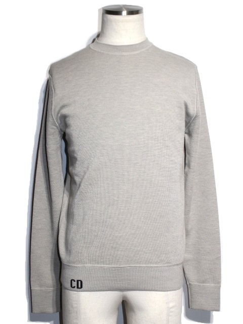 Dior ディオール ニット メンズxs グレー ウール 663m622zt535 0 の購入なら 質 の大黒屋 公式