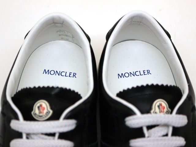 Moncler モンクレール スニーカー メンズ42 約26cm ブラック レザー 0 の購入なら 質 の大黒屋 公式