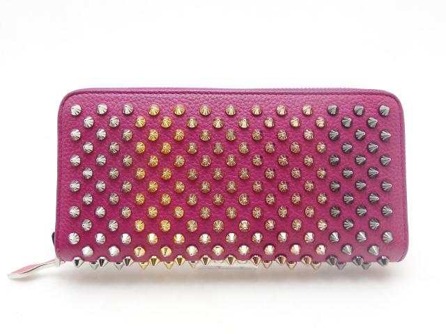 ｸﾘｽﾁｬﾝﾙﾌﾞﾀﾝ ﾊﾟﾈﾄｰﾈﾗｳﾝﾄﾞ長財布 ﾊﾟｰﾌﾟﾙ ﾋﾟﾝｸｸﾞﾗﾃﾞ ｶｰﾌ 435 の購入なら 質 の大黒屋 公式