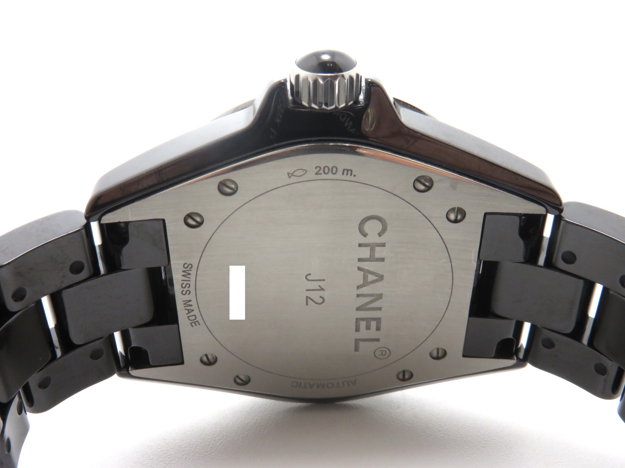 Chanel シャネル J12 メンズ腕時計 オートマチック 自動巻き セラミック ブラック 38mm H0685 431 の購入なら 質 の大黒屋 公式