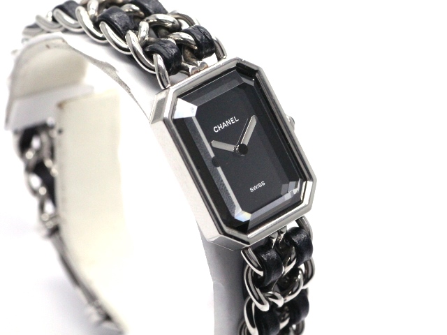 シャネル Chanel プルミエール Lサイズ H0451 レディース 腕時計 ブラック文字盤 クォーツ Wm 472 の購入なら 質 の大黒屋 公式