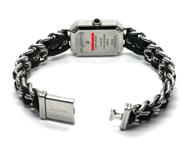 シャネル Chanel プルミエール Lサイズ H0451 レディース 腕時計 ブラック文字盤 クォーツ Wm 472 の購入なら 質 の大黒屋 公式