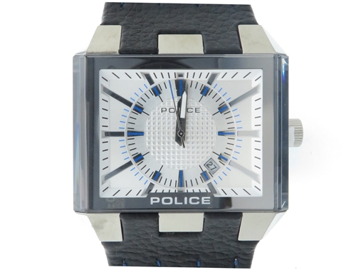 Police ポリス Prowler スクエア ｊｓ 04 シルバー文字盤 ｓｓ 革ベルト クオーツ メンズ 時計 4 の購入なら 質 の大黒屋 公式