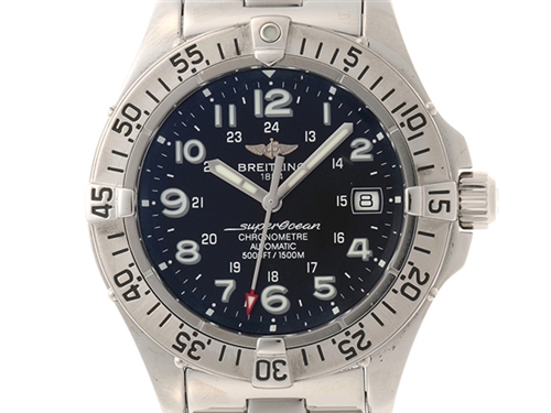 Breitling ブライトリング 時計 スーパーオーシャン Ss ステンレス ブラック ダイバーズ A1b39prs A メンズ 436 の購入なら 質 の大黒屋 公式