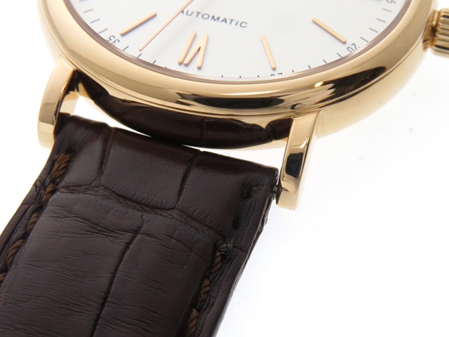 Iwc 時計 ポートフィノ Iw メンズ 自動巻き ピンクゴールド Pg 革 430 の購入なら 質 の大黒屋 公式