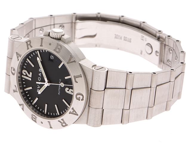 Bvlgari ブルガリ ディアゴノ スポーツ Lcw35g ブラック文字盤 Wg無垢 ホワイトゴールド 自動巻き メンズ 時計 4 の購入なら 質 の大黒屋 公式