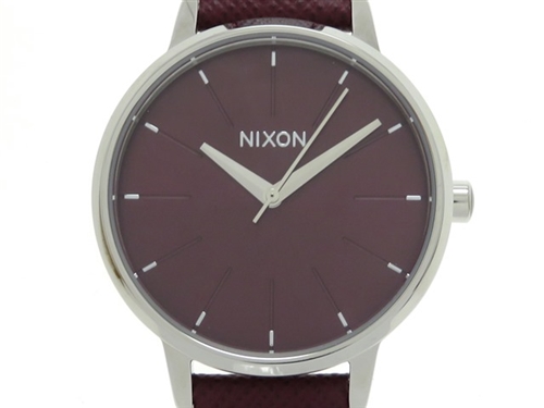 Nixon ニクソン ケンジントン レディース 女性用腕時計 ステンレス 革ベルト ボルドー レッド Na 474 の購入なら 質 の大黒屋 公式