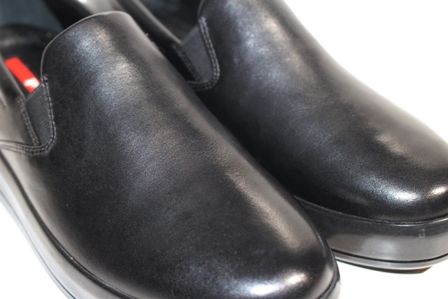 Prada プラダ スリッポン レディース36ハーフ 約23 5cm ブラック レザー 3s6237 F0002 0 の購入なら 質 の大黒屋 公式