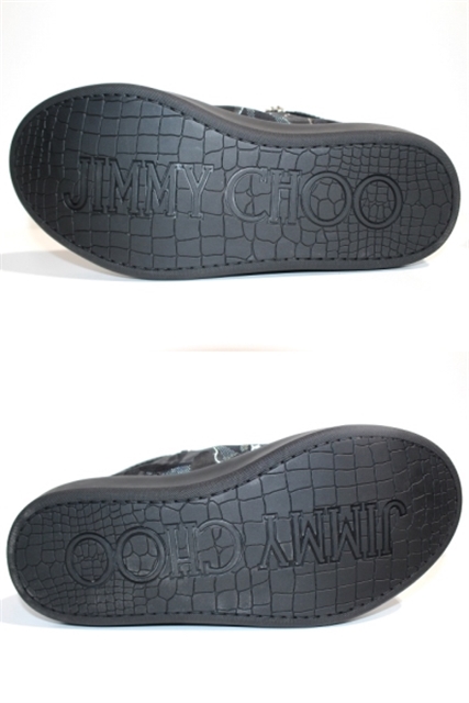 Jimmy Choo ジミーチュウ ハイカットスニーカー メンズ42 約27cm ブラック レザー 0 の購入なら 質 の大黒屋 公式