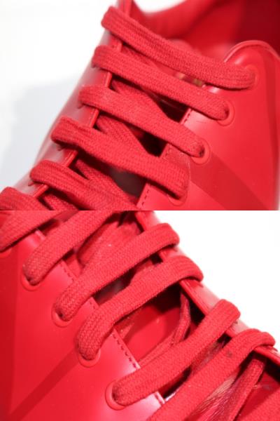 Valentino バレンチノ ヴァレンティノ スニーカー メンズ44 約29cm レッド レザー 0 の購入なら 質 の大黒屋 公式