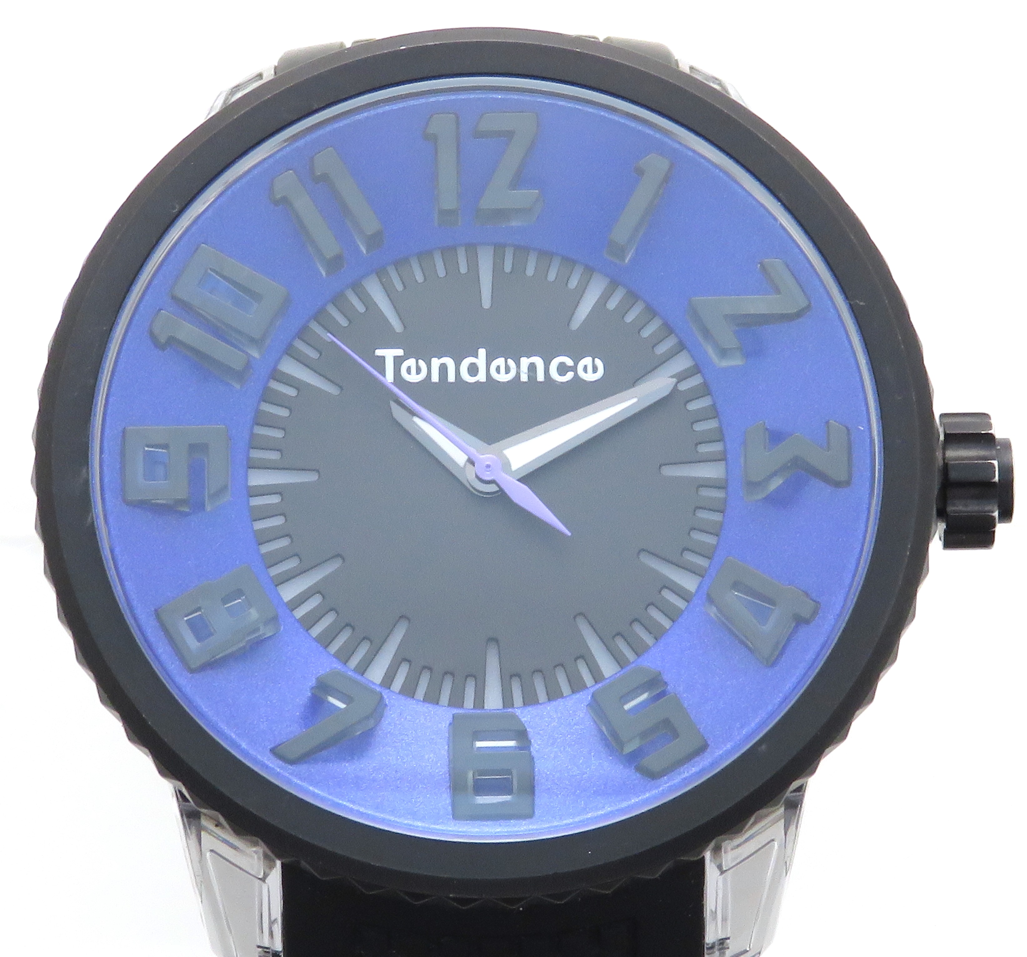 Tendence テンデンス フラッシュ Tg メンズ腕時計 クオーツ ブラック パープル 5 の購入なら 質 の大黒屋 公式