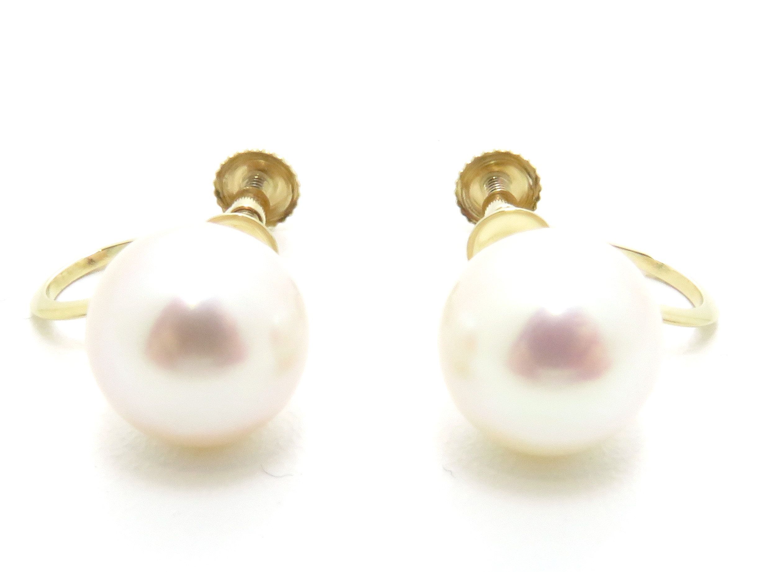 ノンブランドジュエリー パールイヤリング K18イエローゴールド パール 全体重量約2 8g 5 の購入なら 質 の大黒屋 公式