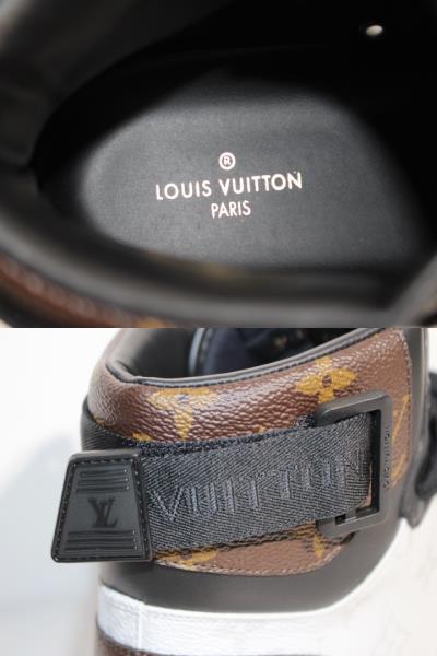 LOUIS VUITTON ルイヴィトン リヴォリ・ライン スニーカー メンズ9ハーフ 約28cm マルチ ホワイト PVC モノグラム 2020年 定価:¥122,100- 1A44VQ【200】 image number 8