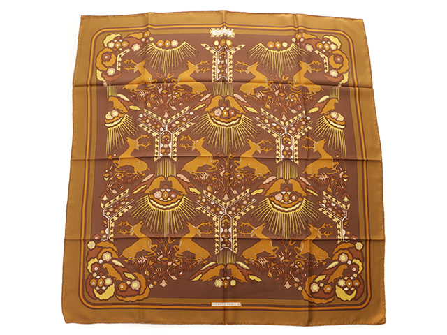 HERMES エルメス スカーフ ハンカチ 2024 SS【HERMES】シルクバンダナ 《アニマル・バンダナ