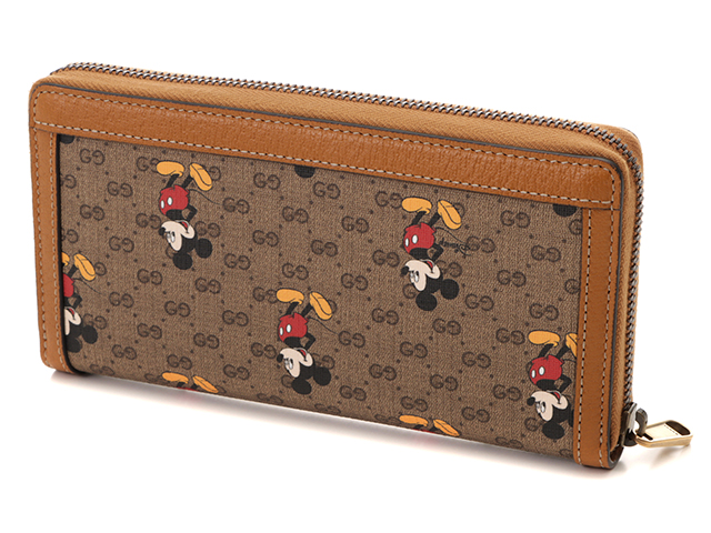 Gucci グッチ Disney Gucci ディズニー グッチ ミッキー プリント Ggウォレット ロング ジップ 長財布 年限定コラボ 437 の購入なら 質 の大黒屋 公式