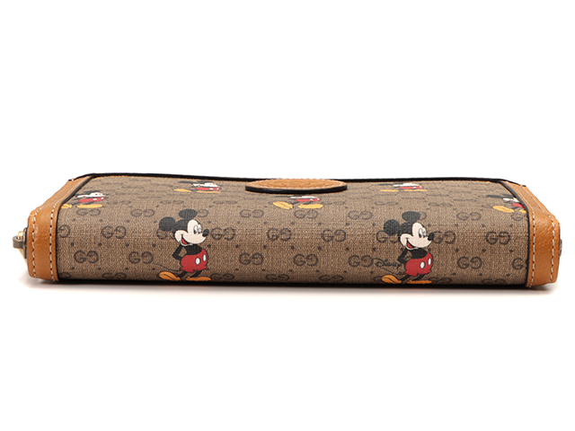 Gucci グッチ Disney Gucci ディズニー グッチ ミッキー プリント Ggウォレット ロング ジップ 長財布 年限定コラボ 437 の購入なら 質 の大黒屋 公式