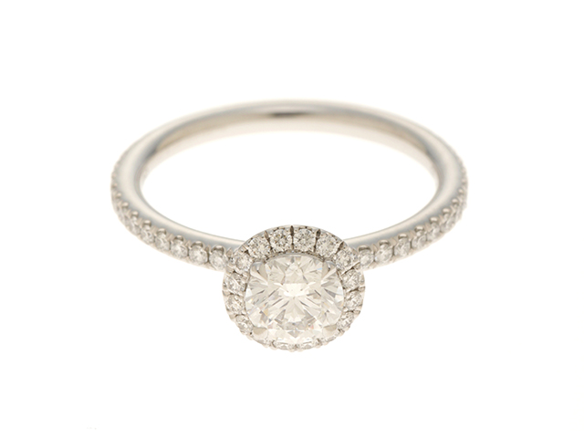 Harry Winston ハリーウィンストン ラウンドマイクロパヴェリング ハーフエタニティ プラチナ950 ダイヤモンド 9号 Rgdprd010mic 431 の購入なら 質 の大黒屋 公式