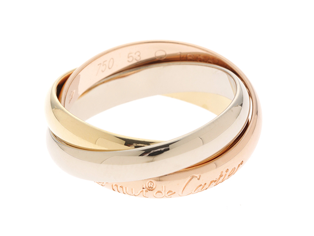 Cartier カルティエ リング Sm Yg Wg Pg イエローゴールド ホワイトゴールド ピンクゴールド 3連 指輪 7 9g 53号 53 レディース 472 Hfの購入なら 質 の大黒屋 公式 Cartier カルティエ リング Sm Yg Wg Pg イエローゴールド ホワイトゴールド ピンクゴールド 3連 指輪 7 9g 53号 53 レディース 472 Hfの購入なら 質 の大黒屋 公式