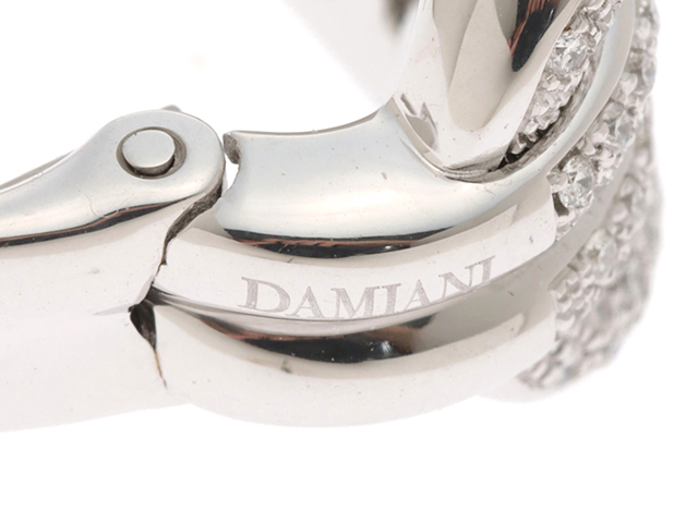 DAMIANI ダミアーニ ディーレース ホワイトゴールド ダイヤモンド ピアス WG D 16.6g 箱・ギャラ付き【430