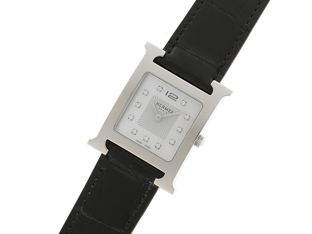 公式ショップ】 エルメス Hermes 時計 メンズ Hウォッチ - 腕時計 