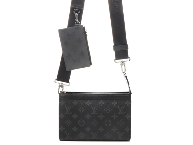 Louis Vuitton ショルダーバッグ ブラック ルイヴィトン ショルダーバッグ モノグラム・エクリプス ディストリ