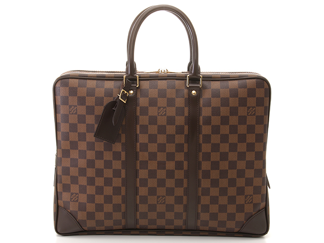 専用！ Louis Vuitton ダークブラウン ビジネスバッグ ルイ・ヴィトン(LOUIS VUITTON)ルイ・ヴィトン ポルトドキュマン