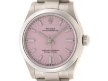 2021年9月正規　ROLEX　ロレックス 腕時計　オイスターパーペチュアル　31mm 277200 キャンディピンク ステンレススチール  自動巻 （2146000307010）【472】