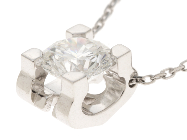Cartier カルティエ C ドゥ カルティエ ネックレス 18Kホワイトゴールド ダイヤモンド 【437】の購入なら「質」の大黒屋（公式）