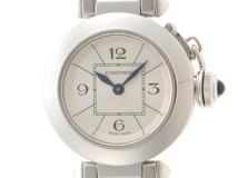 Cartier カルティエ 時計 ミスパシャ W3140008 シルバー ステンレススチール クオーツ レディース （2147300337219）【200】