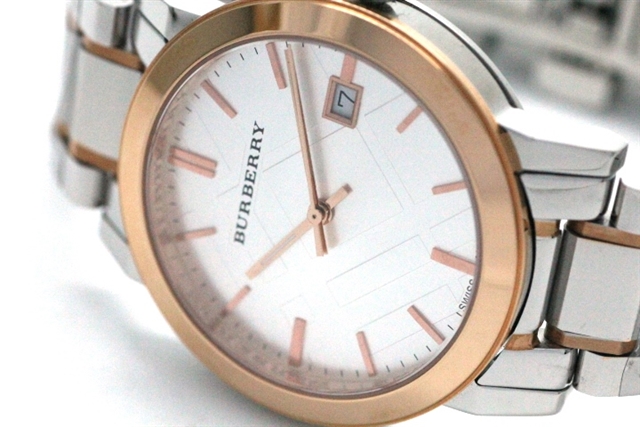 Burberry バーバリー 時計 メンズ クオーツ Bu9006 ピンクゴールドメッキ ステンレス シルバー 文字盤 472 の購入なら 質 の大黒屋 公式