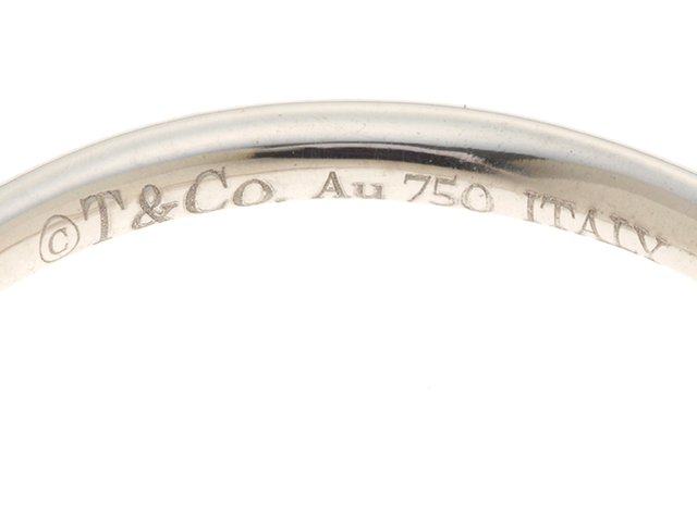 Tiffany ティファニー Tワイヤーリング Wg D ホワイトゴールド ダイヤモンド 2 2g 10号 431 の購入なら 質 の大黒屋 公式