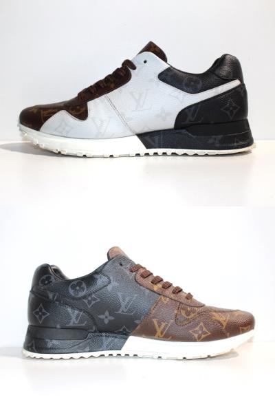 Louis Vuitton ルイヴィトン Lv ランアウェイ ライン スニーカー メンズ5ハーフ 約24 5cm ブラック ブラウン ホワイト マルチ Pvc 1a3n7v 定価 115 500 17年 0 の購入なら 質 の大黒屋 公式