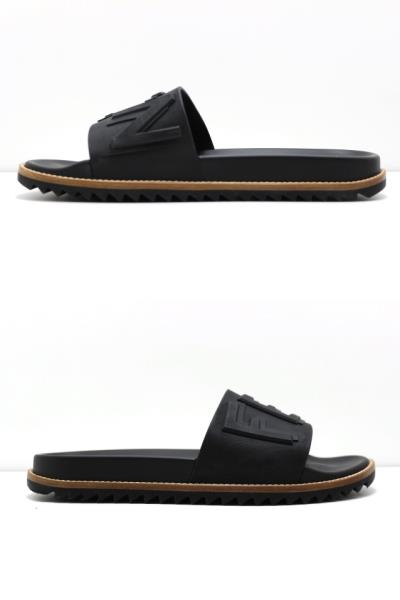 Fendi フェンディ スライドサンダル メンズ8 ブラック ラバー 7x1148ia6f0gme 定価 47 300 432 の購入なら 質 の大黒屋 公式
