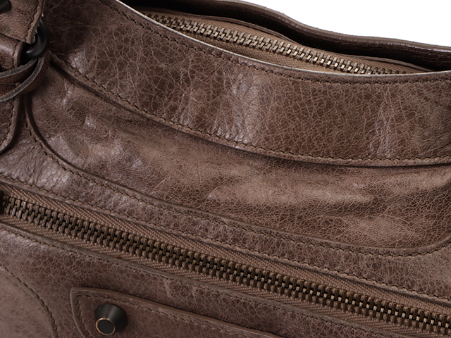 Balenciaga バレンシアガ ザ ファースト ハンドバッグ 2wayショルダーバッグ ブラウン レザー 1038 4 の購入なら 質 の大黒屋 公式