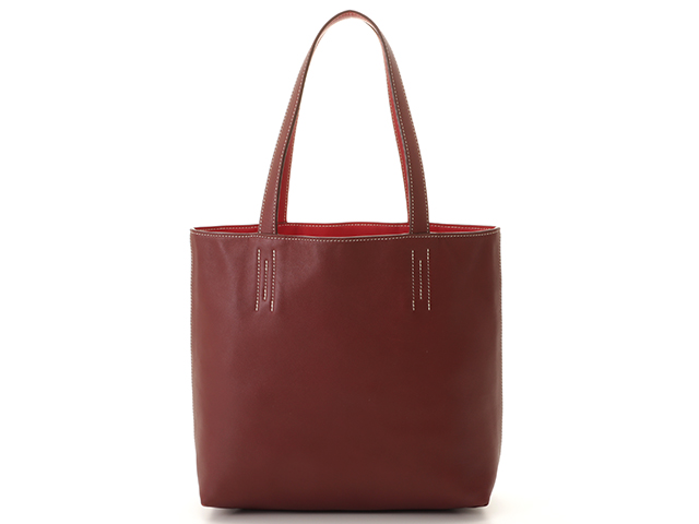Hermes エルメス ドゥブルセンス36 リバーシブルトートバッグ ヴォー シッキム ルージュカザック ルージュアッシュ P刻印 460 の購入なら 質 の大黒屋 公式