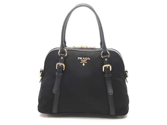 希少❗️美品‼️ PRADA 黒 レザー ハンドバッグBR1848 2321093007119-1.jpg
