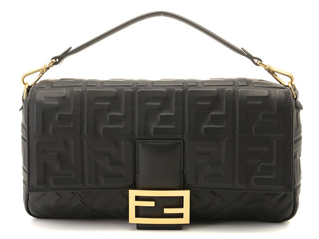 専用✨フェンディ ハンドバッグ ロゴ刻印 キャンバス ブラック 男女 FENDI ハンドバッグ バケツ型 ローマロゴ キャンバス ブラック 自立