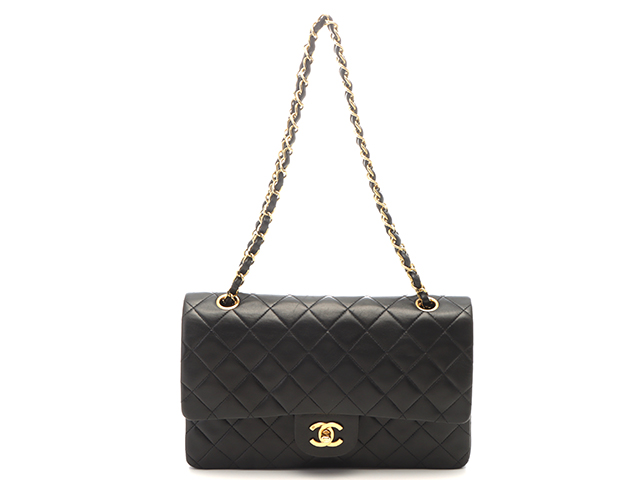 正規品 CHANEL ブラック ショルダーバッグ CHANEL シャネル ショルダーバッグ MATELASSE マトラッセ AP0250