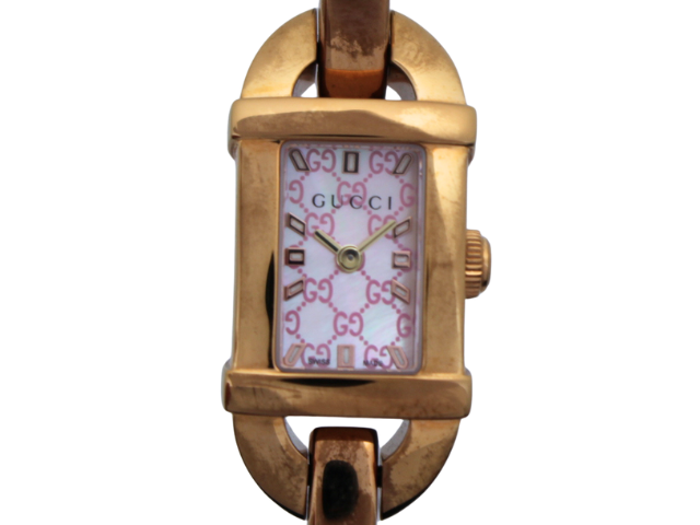 グッチ　腕時計　黒✖️ゴールド 楽天市場】【中古】【ウォッチ】GUCCI グッチ ブラック文字盤 GP