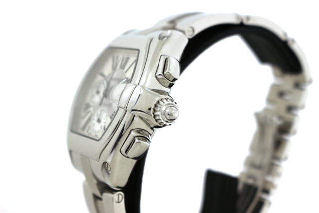 Cartier カルティエ 時計 ロードスター クロノグラフ W619x6 シルバー文字盤 ステンレススチール メンズ 自動巻き 外装仕上げ済み 0 の購入なら 質 の大黒屋 公式
