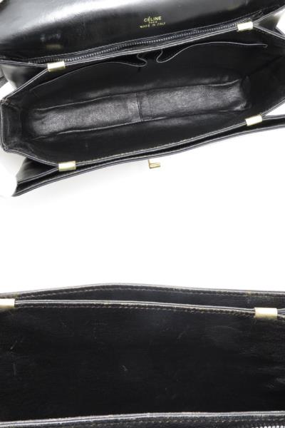 CELINE セリーヌ ワンショルダー ブラック/GP カーフ 【430】2143800127992 image number 0