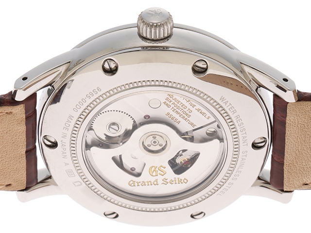 Seiko グランドセイコー エレガンスコレクション Sbgr261 オートマチック アイボリー文字盤 スケルトン メンズ時計 ステンレス 0 の購入なら 質 の大黒屋 公式