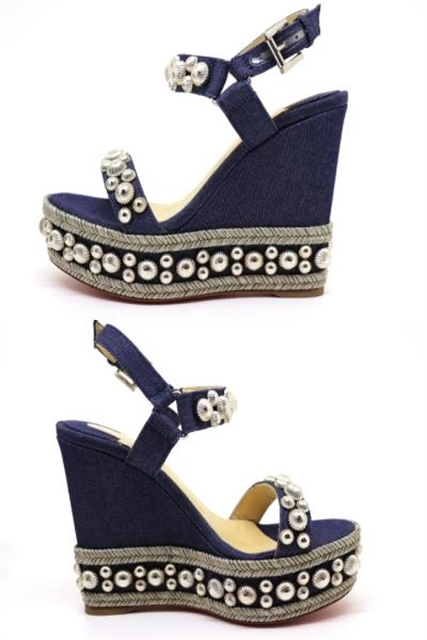 Christian Louboutin クリスチャンルブタン くつ サンダル RONDACLOU 120 DENIM レディース34 約21cm ブルー デニム 【200】 Christian Louboutin クリスチャンルブタン くつ サンダル RONDACLOU 120 DENIM レディース34 約21cm ブルー デニム 【200】