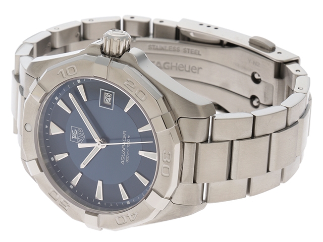 Heuer タグホイヤー アクアレーサー Way1112 ステンレススチール クオーツ メンズ腕時計 430