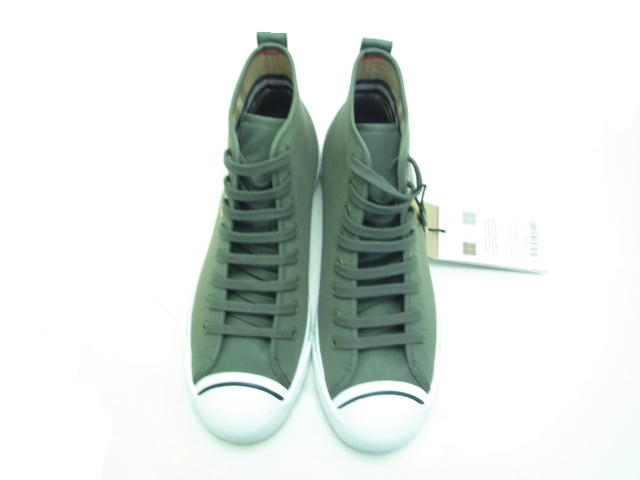 Burberry バーバリー ハイカットスニーカー キャンバス カーキ メンズ41ハーフ 0 の購入なら 質 の大黒屋 公式