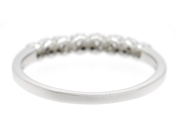 Jewelry ノンブランドジュエリー 貴金属 宝石 ダイヤリング 花 フラワー ホワイトゴールド K18wg ダイヤモンド ブラックダイヤ 0 25ct 1 7g 12号 0 の購入なら 質 の大黒屋 公式