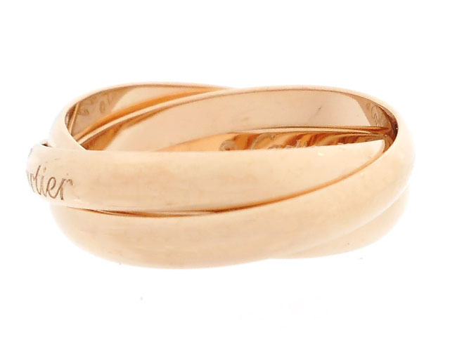 Cartier カルティエ 貴金属 宝石 リング 指輪 トリニティリング 3連 ピンクゴールド 5 1g 52号 日本サイズ約12号 0 の購入なら 質 の大黒屋 公式