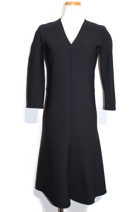 Hermes エルメス ワンピース レディース34 ネイビー ウール ナイロン 0 の購入なら 質 の大黒屋 公式