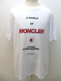 MONCLER　モンクレール　Tシャツ　メンズ XXXL　ホワイト　レタリング プリント　コットン　（2143200445399）　【200】