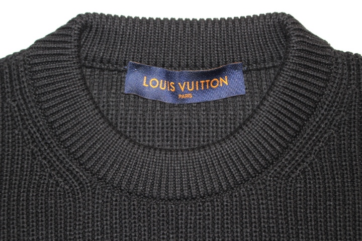Louis Vuitton ルイヴィトン ニット メンズs ブラック コットン ポリエステル 1a8fh8 年 0 の購入なら 質 の大黒屋 公式